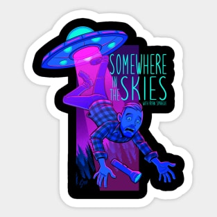 Abducted! Sticker